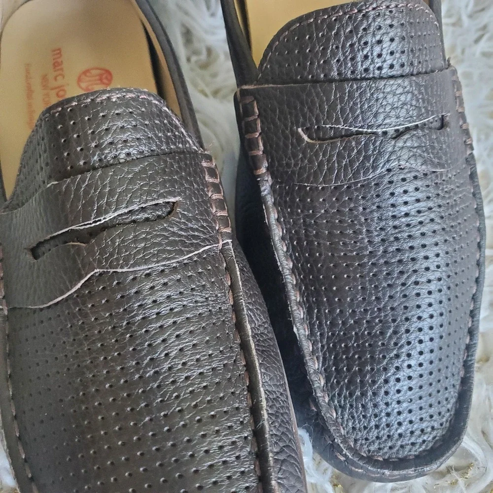 Marc Joseph New York Men's Union‎ Street Leather Loafer, Size 9.5, Brown